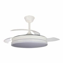 Ceiling Fan CristalRecord SUPERECO RETRAC 45W MD Transparent
