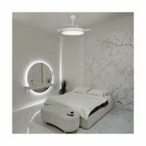 Ceiling Fan CristalRecord SUPERECO RETRAC 45W MD Transparent