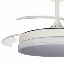 Ceiling Fan CristalRecord SUPERECO RETRAC 45W MD Transparent