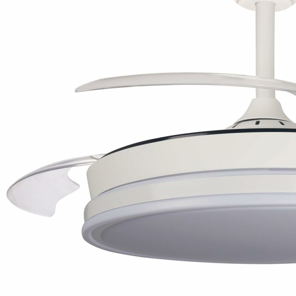 Ceiling Fan CristalRecord SUPERECO RETRAC 45W MD Transparent