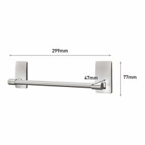 Porte-serviettes à barre Command 29,9 x 7,7 x 4,7 cm Métal