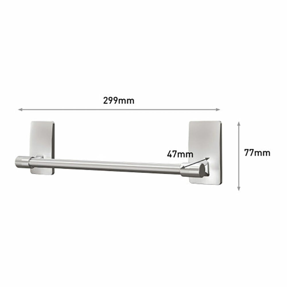 Porte-serviettes à barre Command 29,9 x 7,7 x 4,7 cm Métal
