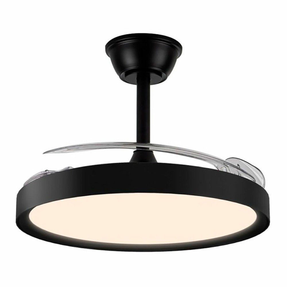 Ceiling Fan CristalRecord Black (3000 K) (4000 K)