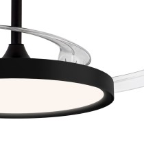Ceiling Fan CristalRecord Black (3000 K) (4000 K)
