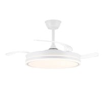 Ceiling Fan CristalRecord EVO RETRAC Transparent 72 W