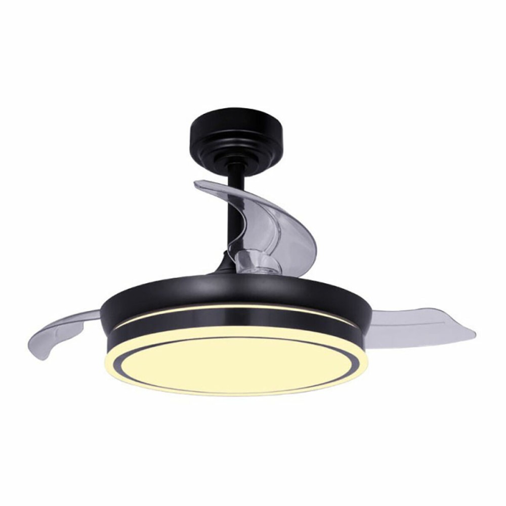 Ceiling Fan CristalRecord 85-065-46-180 Black 45 W Ø 92 cm