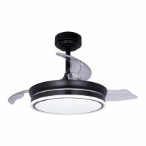 Ceiling Fan CristalRecord 85-065-46-180 Black 45 W Ø 92 cm