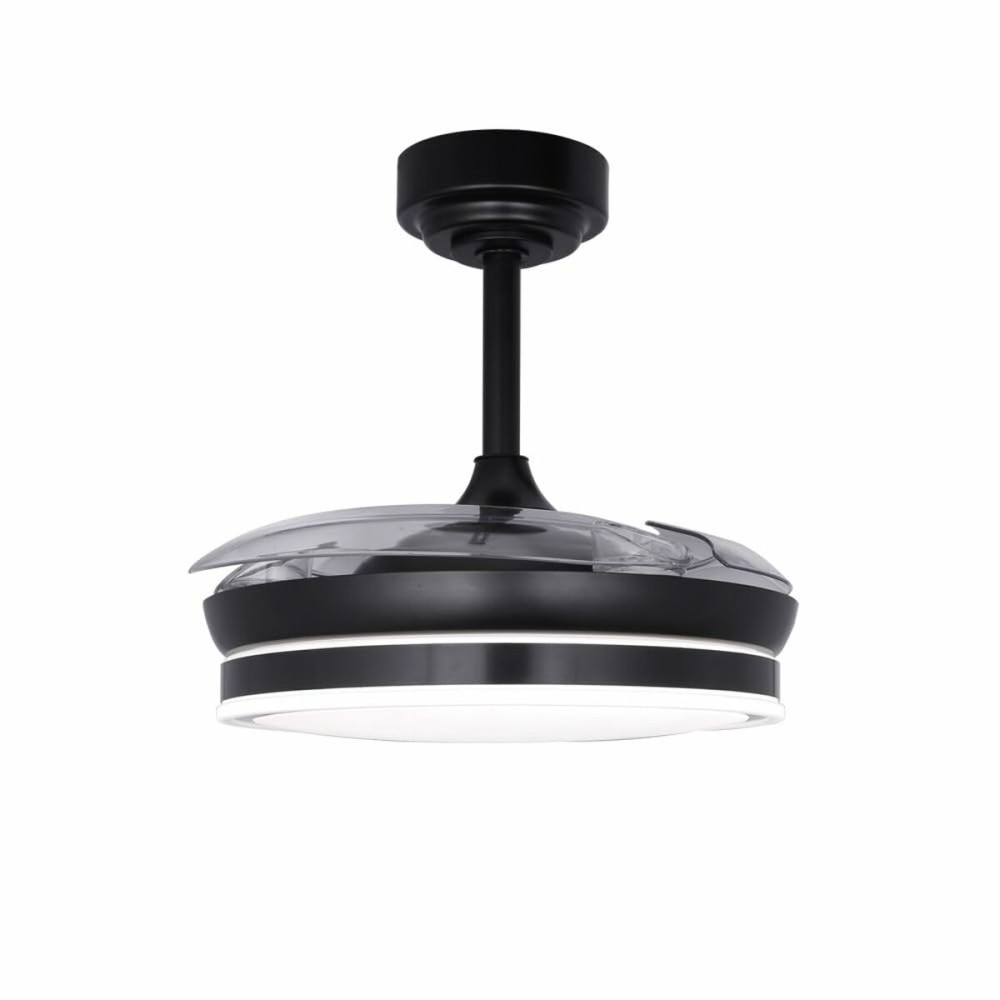 Ceiling Fan CristalRecord 85-065-46-180 Black 45 W Ø 92 cm