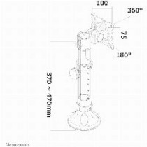 TV Halterung Neomounts FPMA-D025BLACK 10" 30" 12 kg