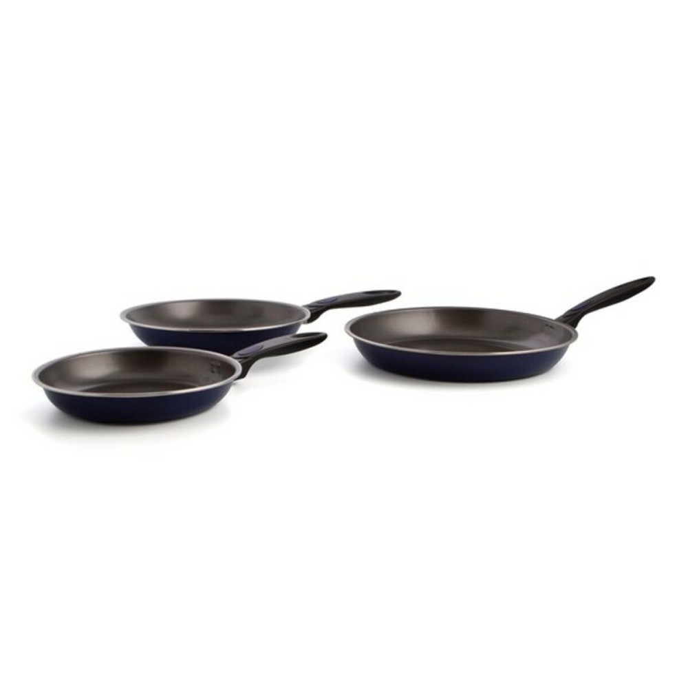 Ensemble de poêle Quid Nuit Bleu Métal (3 pcs)