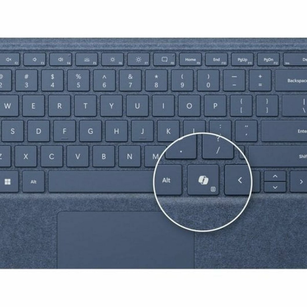 Tastatur mit Maus Microsoft 8X6-00202 Saphir