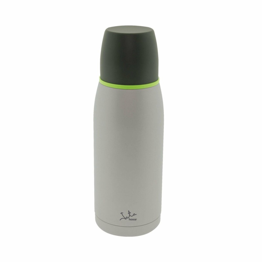 Reise-Thermoskanne JATA 918 500 ml Grau Metall Edelstahl