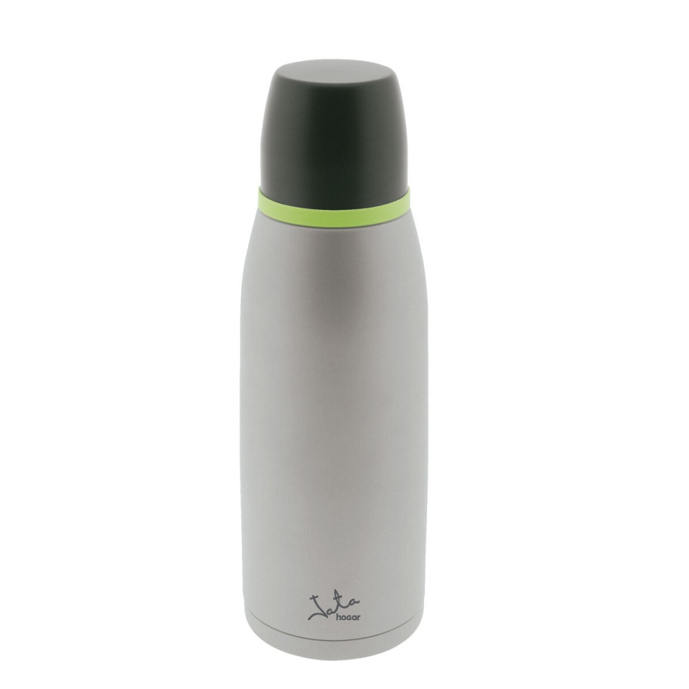 Reise-Thermoskanne JATA 919 Grau Metall Edelstahl Kunststoff 750 ml