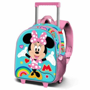 Schulrucksack mit Rädern Minnie Mouse 3D