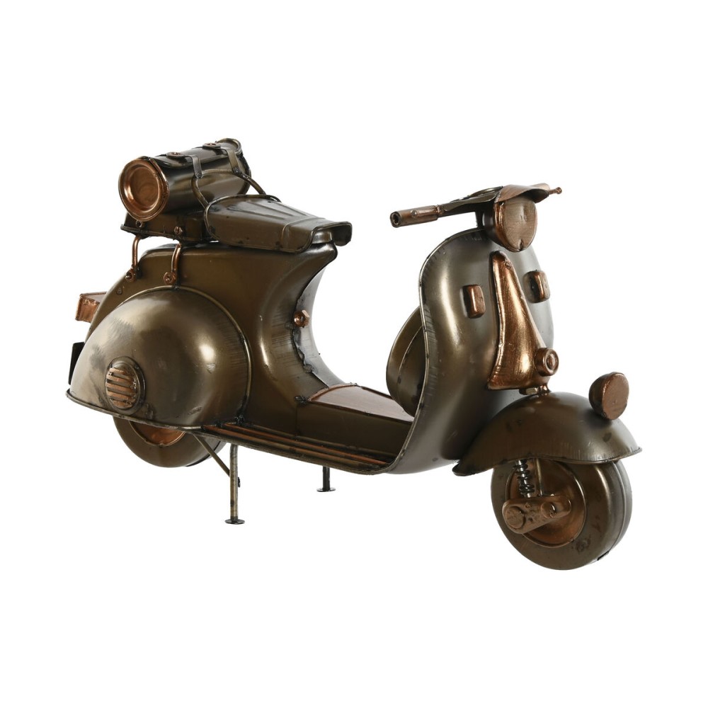 Deko-Figur Home ESPRIT Champagner Silberfarben Vespa Vintage 28 x 11 x 17 cm