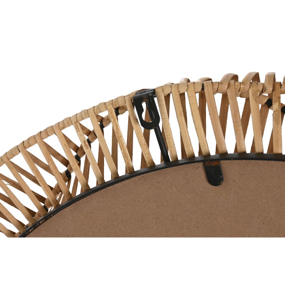 Wall mirror Home ESPRIT Natural Tropical 70 x 6 x 70 cm