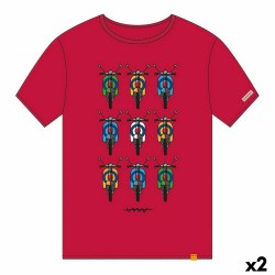 Kurzarm-T-Shirt Cállate la Boca   (2 Stück) Motorrad