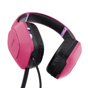 Kopfhörer Trust 24992 GXT415P Schwarz Rosa