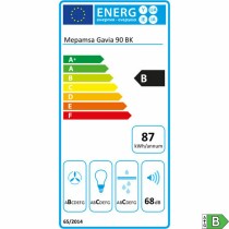 Konventioneller Rauchfang Mepamsa GAVIA 90CM NEGR