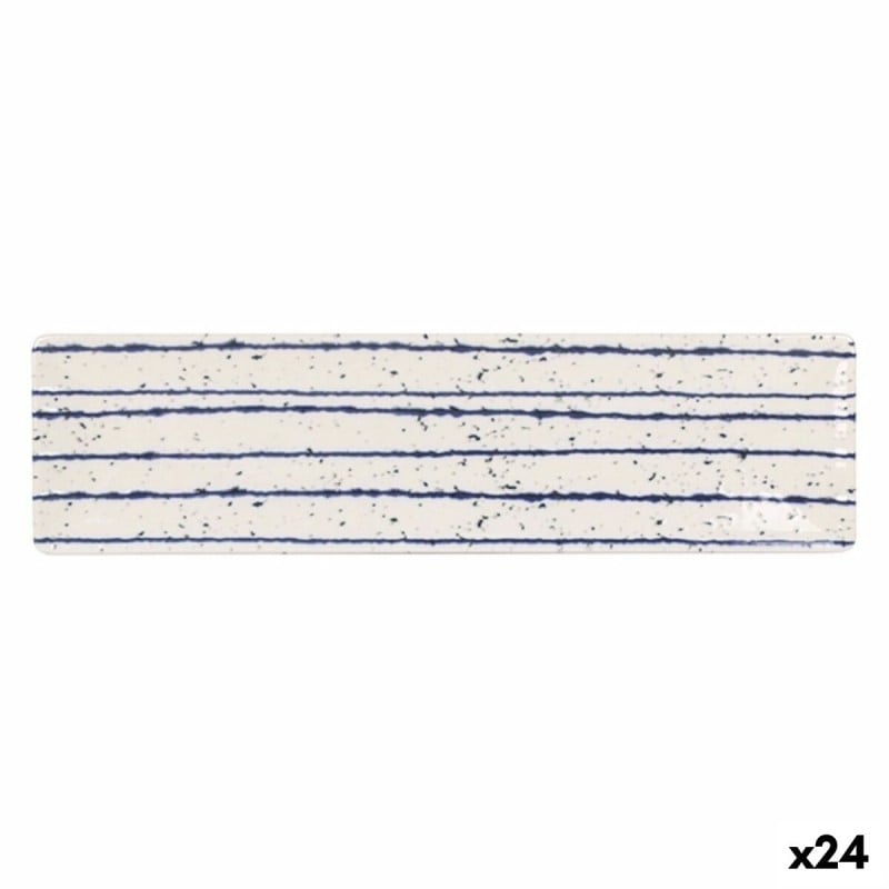 Plat à Gratin La Mediterránea Arago Rectangulaire 30 x 8 x 2 cm (24 Unités)