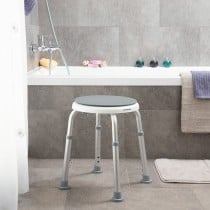 Rotating and Adjustable Bathroom Stool Roshawer InnovaGoods