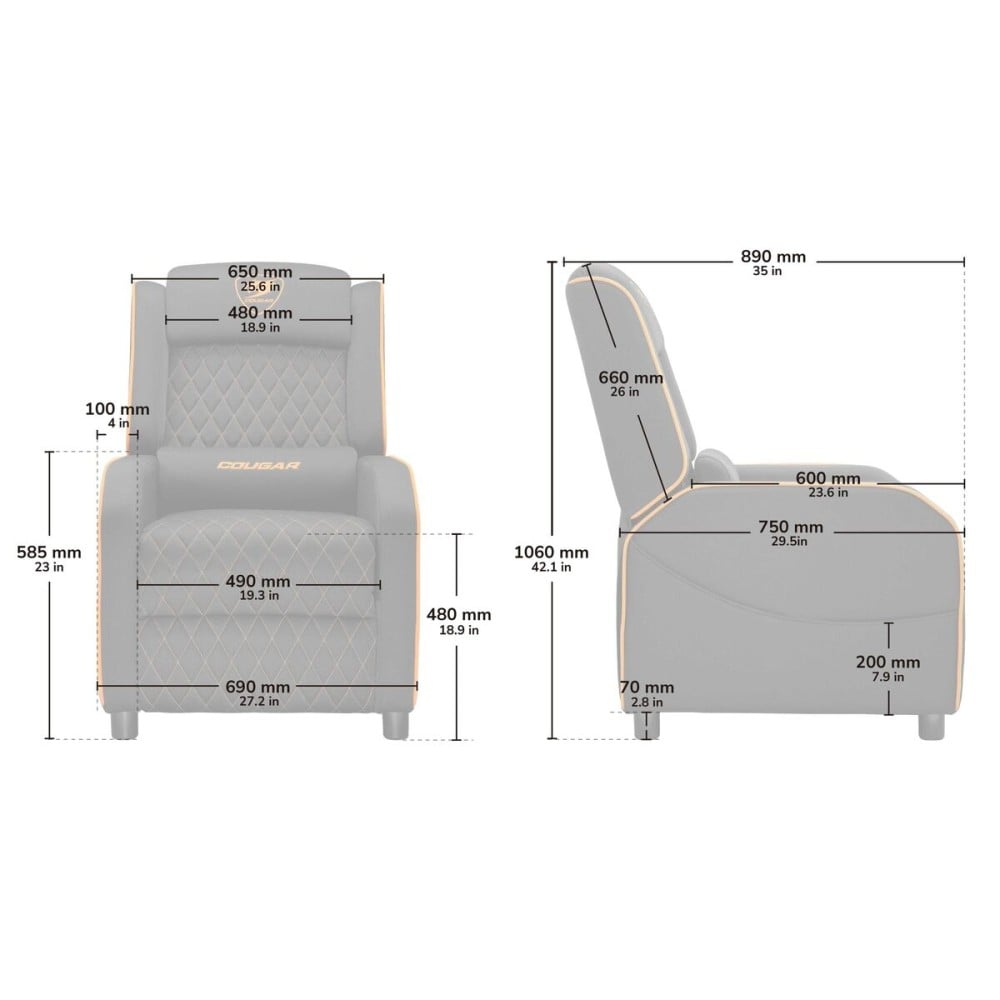 Chaise de jeu Gaming Cougar Ranger One
