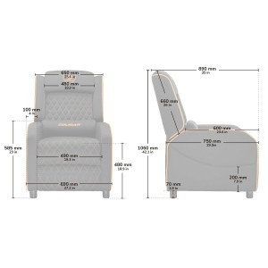 Chaise de jeu Gaming Cougar Ranger One