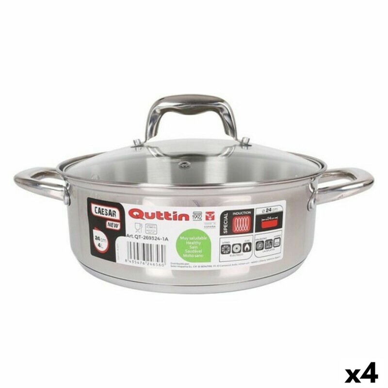 Casserole with Lid Quttin 139505 (ø 24 cm)