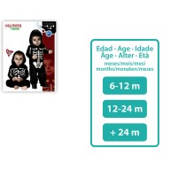 Déguisement pour Bébés Squelette + 24 Mois