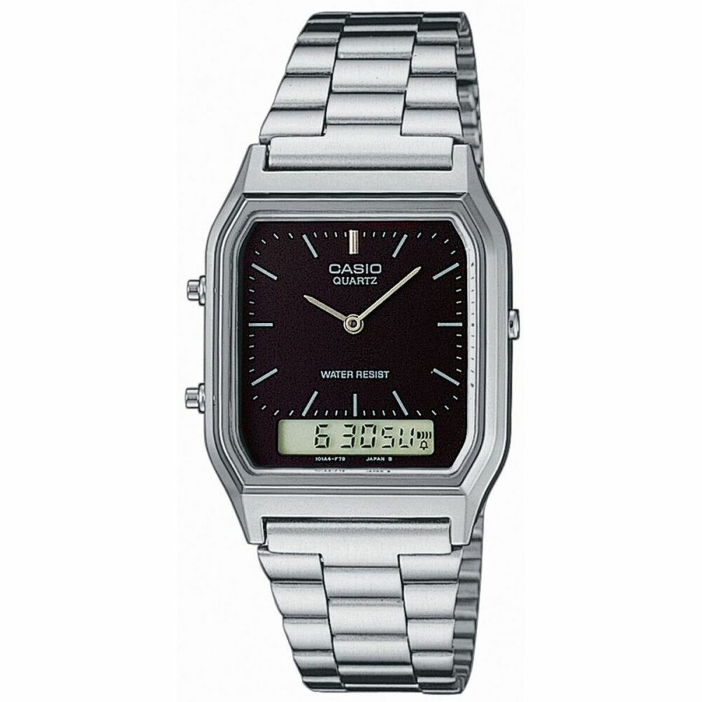 Montre Unisexe Casio EDGY COLLECTION - BLACK Noir Argenté