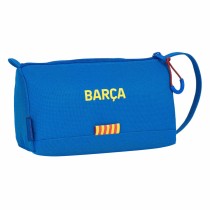 Schulmäppchen F.C. Barcelona M917 Granatrot Marineblau 20 x 11 x 8,5 cm