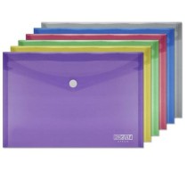 Document Holder Ingraf Plastic Multicolour Clasp A5 (10Units)