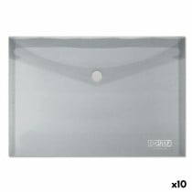 Document Holder Ingraf Plastic Transparent Clasp A5 (10Units)