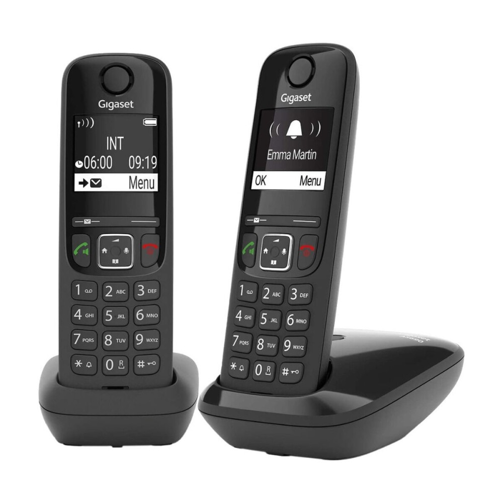 Kabelloses Telefon Gigaset AS690 Duo Schwarz