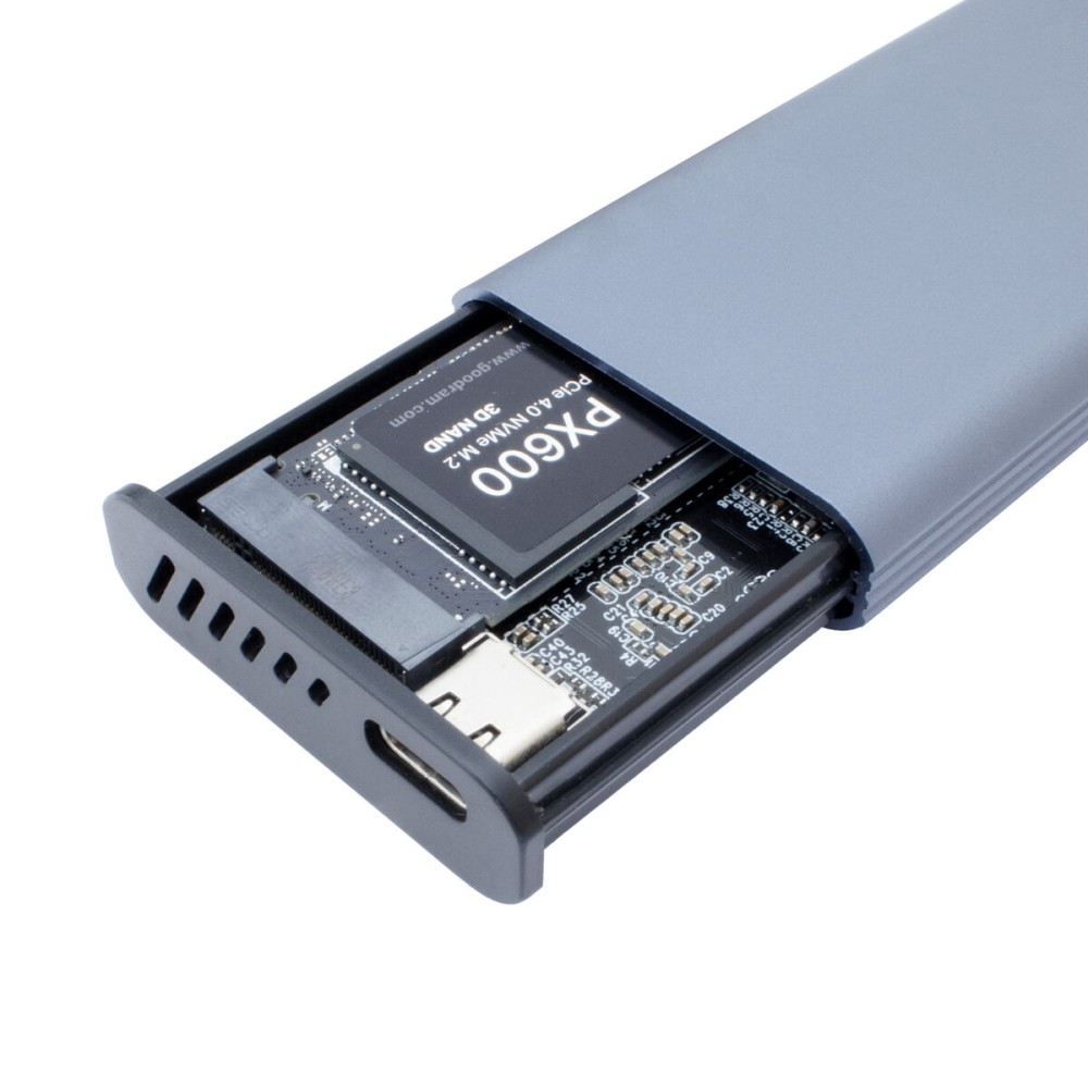 Hard drive case CoolBox COO-MCM-M2F Grey Silver 2,5"