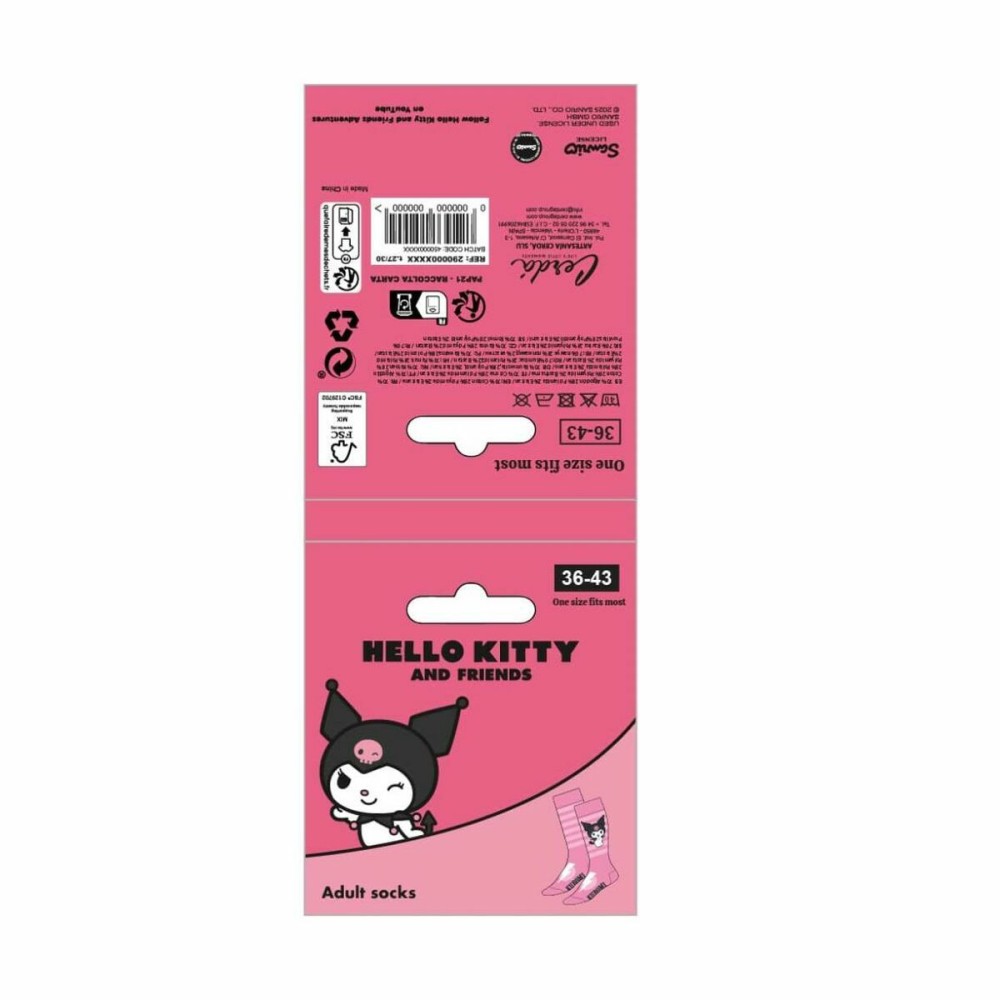 Chaussettes Hello Kitty Rose (36-43)