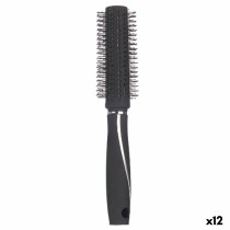 Brosse Ronde Noir Silicone Plastique (12 Unités)