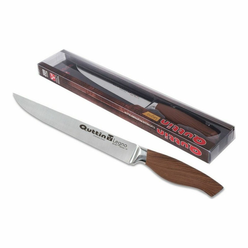 Meat Knife Quttin Legno Stainless steel 20 cm (6 Units)