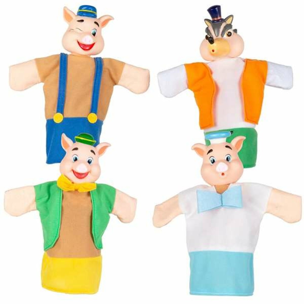 Marionnette en peluche 3 Little Pigs