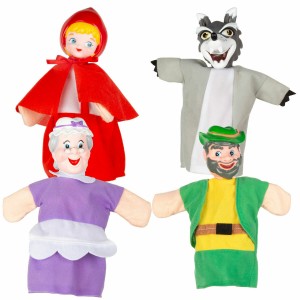 Marionnette en peluche Colorbaby Chaperon Rouge