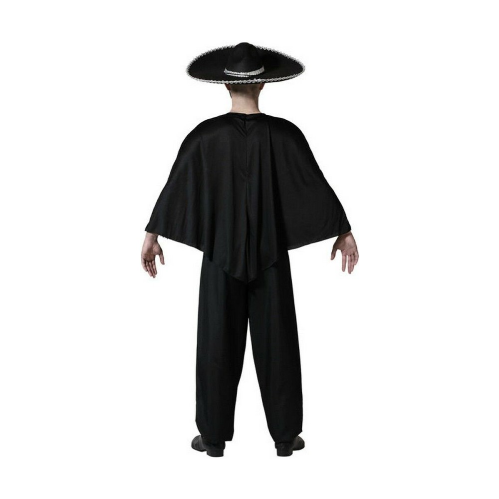 Costume for Adults Black Costume for Adults Mexico (1 Piece)