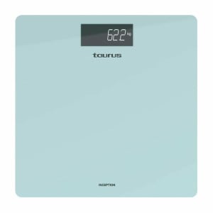 Digital Bathroom Scales Taurus INCEPTION Tempered Glass Blue 180 kg