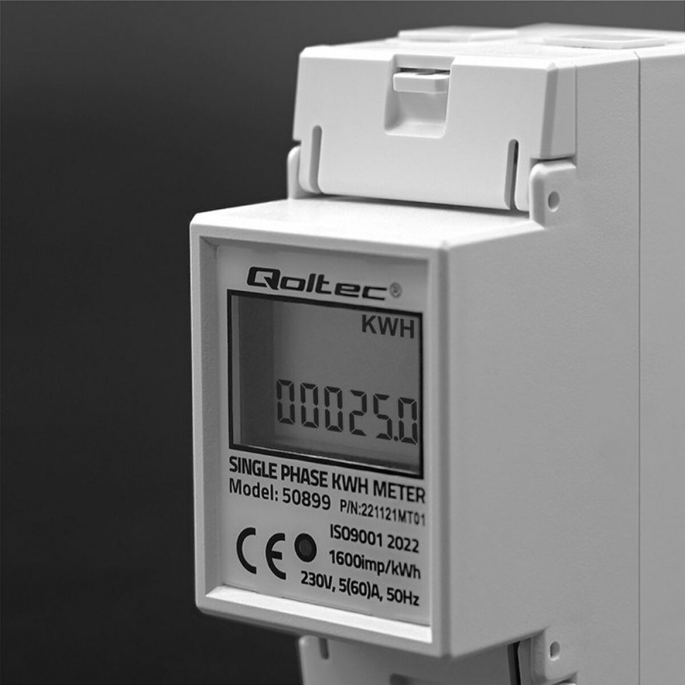 Compteur de consommation d'énergie Qoltec 50899