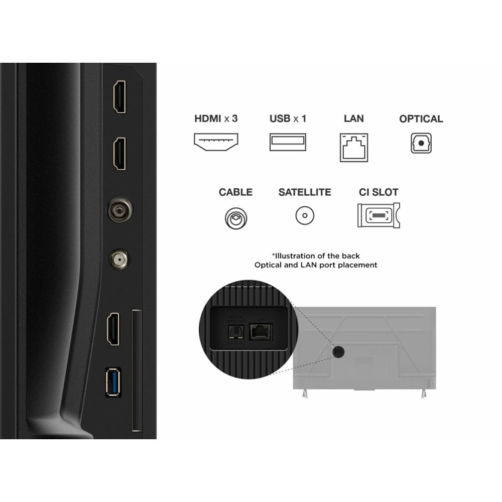 TV intelligente TCL 4K Ultra HD 43" QLED