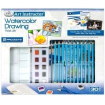 Set de peintures aquarelle Royal & Langnickel Art Instructor 30 Pièces