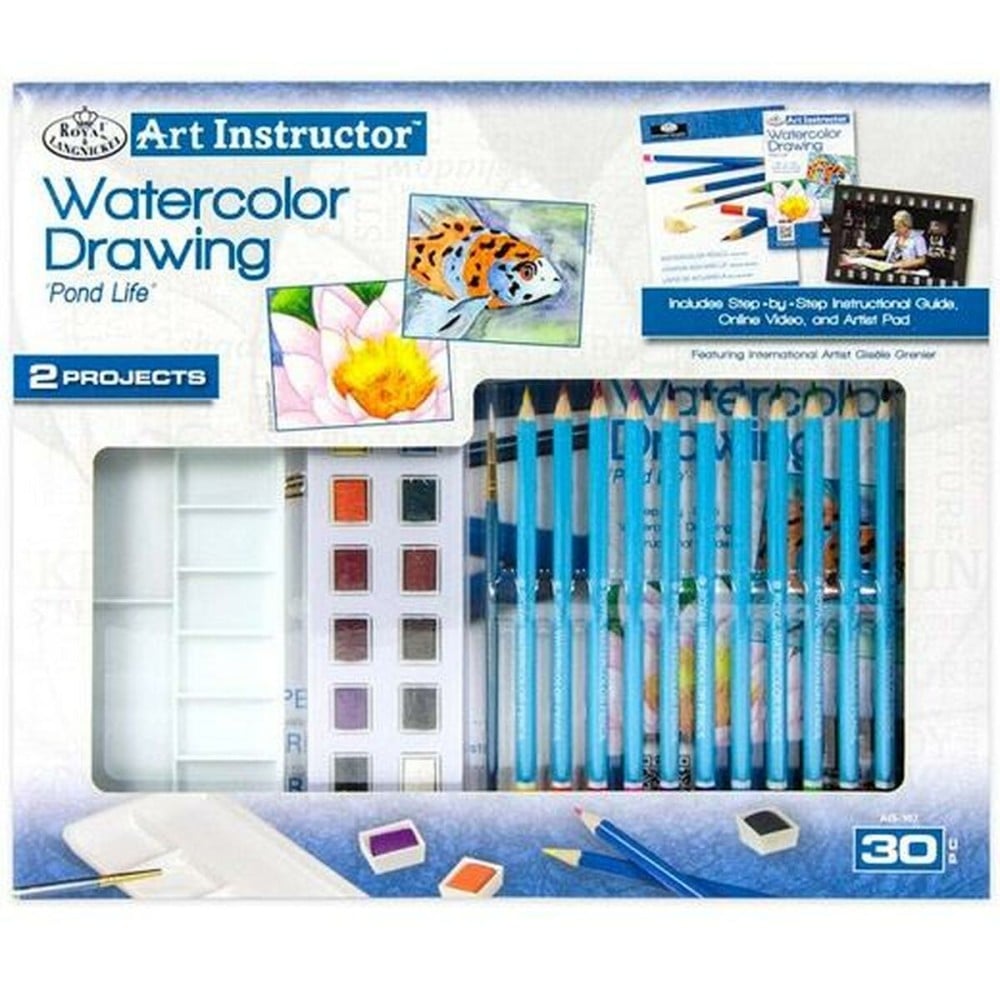 Wasserfarbenset Royal & Langnickel Art Instructor 30 Stücke