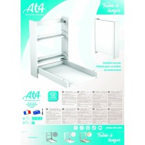 Changer beech wood 56 x 77,5 x 78 cm