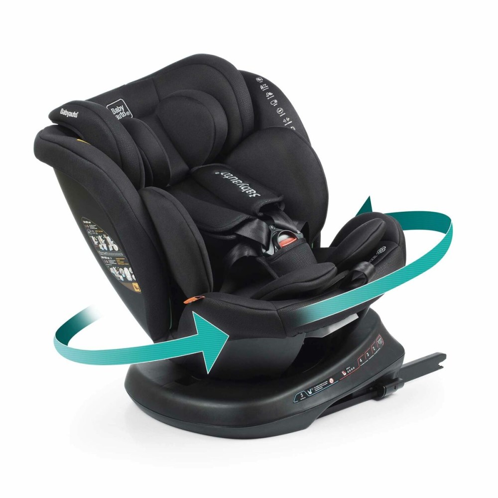 Siège de Voiture Babyauto RODIA Noir 0 (de 0 a 10 kilos) I (9 - 18 kg) II (15-25 kg) III (22 - 36 kg) Enfant ECE R129/04
