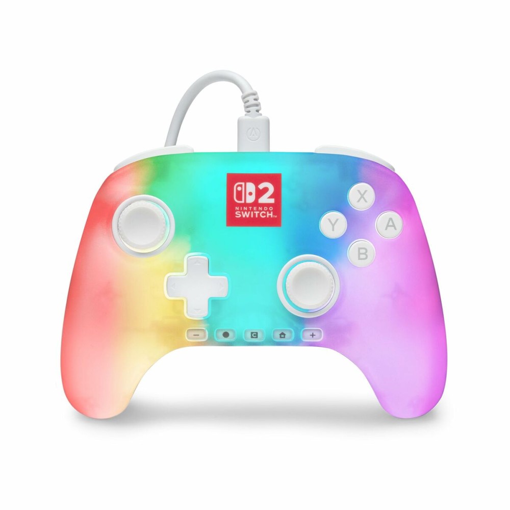 Manette Pro pour Nintendo Switch + Câble USB Powera NSGP0524-01 Blanc