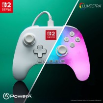 Manette Pro pour Nintendo Switch + Câble USB Powera NSGP0524-01 Blanc